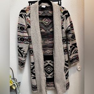 Northern Angel Colorful Aztec Boho Cardigan